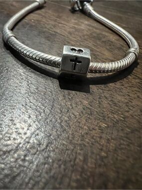 Pandora sterling silver faith hope love trinity charm retired